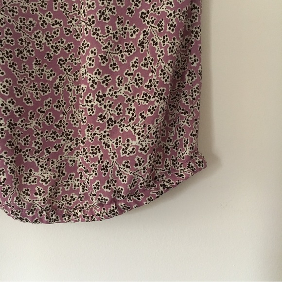 Lands’ End Floral V-Neck Top - Picture 4 of 7